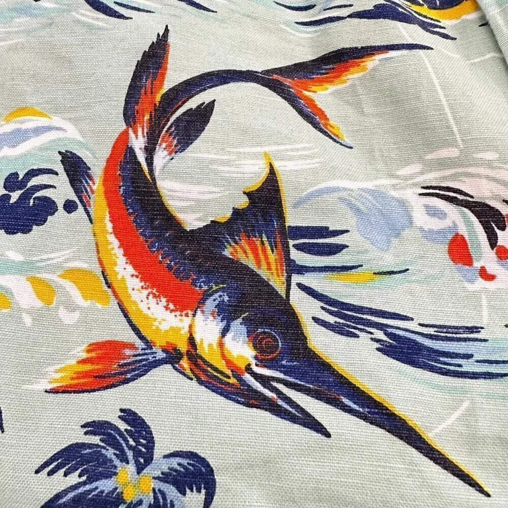 Polo Ralph Lauren marlins printed linen blend shorts